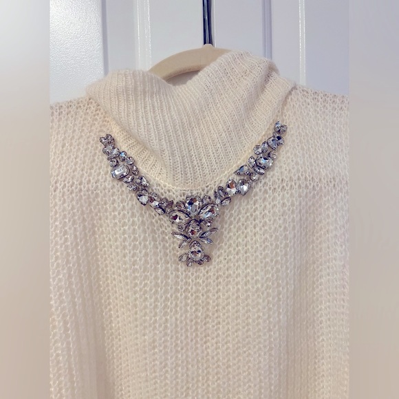 French Connection Tops - French connection embellished sweater top